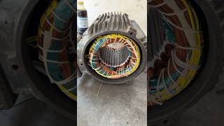 30 slot 2900 RPM double pitch motor winding electric youtube shorts electrical motor [upl. by Arul]