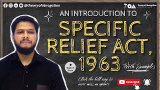 An introduction to Specific Relief Act 1963  With examples [upl. by Anelra436]