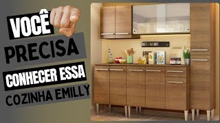 Armario de cozinha completa Emilly Rustic Fast Madesa [upl. by Fredrika850]