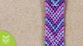 Como hacer macrame Chevron  flecha hacia abajo  Howto [upl. by Lock]