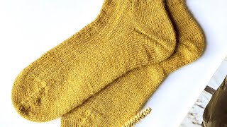 HOW TO KNIT A BOOMERANG HEEL WITH SHADOW WRAPS WITHOUT HOLES FULL VIDEO [upl. by Etna]