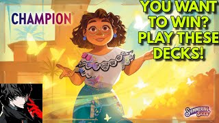 Best Decks for Shimmering Skies Set Championships  Disney Lorcana [upl. by Iddo78]