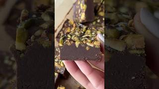 the easiest healthy dessert you will ever make  vegan pistachio fudge easyrecipe healthyfood [upl. by Gibert]