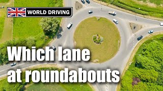 Which lane at roundabouts Roundabouts driving lesson [upl. by Knowles136]