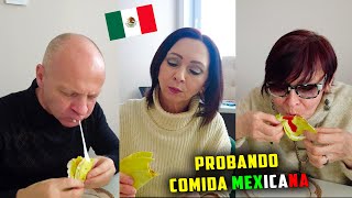 🇲🇽PADRES RUSOS PRUEBAN LA VERDADERA COMIDA MEXICANA  RUSOS REACCIONAN a COMIDA DE MÉXICO [upl. by Ayel]