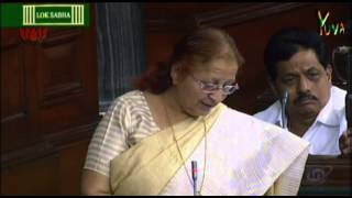 Smt Sumitra Mahajan speech during discussion amp voting on the Budget 201314  14032013 [upl. by Hajan]