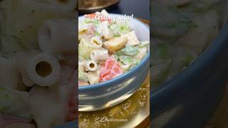 Creamy salad bowl😍🔥 healthy salad creamysalad food youtubeshorts shorts fyp cooking trend [upl. by Hump]