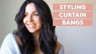 How To Style Curtain Bangs [upl. by Hurty]