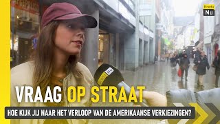 Hoe kijk jij naar het verloop van de Amerikaanse verkiezingen  Vraag op Straat [upl. by Patnode749]