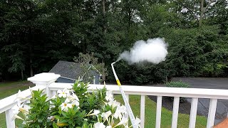 How to Spray Powders to Treat Bees and Hornets Behind Siding and other Hard to Reach Places [upl. by Eceela]