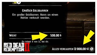 Red Dead Redemtion 2  2000  Bekommen  Schatzsuche Giftpfadschatz  Geld Tutorail [upl. by Htyderem140]