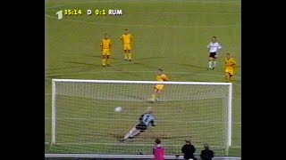 GermaniaRomania 11 1998 Gol Viorel Moldovan penalty Catalin Munteanu din pasa lui Adrian Ilie [upl. by Lyssa91]