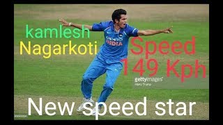 Kamlesh singh nagarkoti hatrik against gujrat in list A match [upl. by Yasibit]