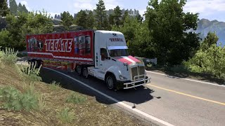 American Truck Simulator  Trailero Mexicano  Kenworth T680 DayCab  Pasando El Espinazo Del Diablo [upl. by Monte16]