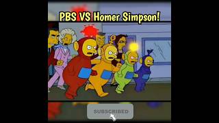 Evil Teletubbies Chase Homer Simpson shortsvideo youtubeshorts subscribe [upl. by Esmerelda]