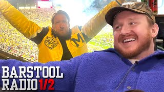 We React to Dave Portnoy Winning 1 Million on Michigan  Barstool Radio [upl. by Odnomar524]