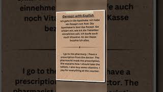 Basic German with English vocabulary englishlanguage german germanlanguage english speaking [upl. by Chalmer]