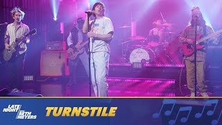 Turnstile  Mystery  TLC Live At Late Night With Seth Meyer Check Desc [upl. by Akinohs]