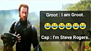 Captain America Meets Groot in Wakanda Battle Scene  I am Groot  I am Steve Rogers Captain America [upl. by Lanny]