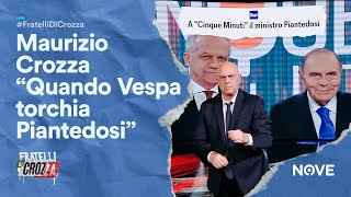 Maurizio Crozza “Quando Vespa torchia Piantedosi”  Fratelli di Crozza [upl. by Emelita]