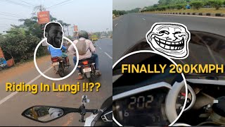 Finally 200KMPH On My Superbike Daytona 675 Day 8 motovlog viralvideo [upl. by Amsirp]