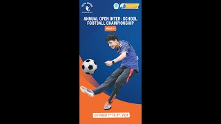 Live II 081024 Annual Open InterSchool Football Championship Under 14 [upl. by Arrak]