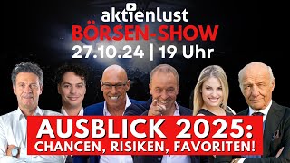 Trailer aktienlust BörsenShow Hans A Bernecker  Börsenausblick 2025 Chancen Risiken Favoriten [upl. by Saimon227]