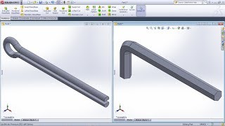 SolidWorks Training Practice Exercises for Beginners  9  SolidWorks Swept Boss Base Tutorial [upl. by Mitchell170]