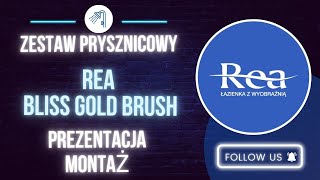 ▶️ Prezentacja i montaż zestawu prysznicowego Rea®️ Bliss z termostatem [upl. by Noyrb]