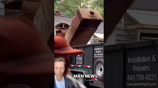 Chimney Demolition Oversight  Man News via drivesubstanceig fails trailer chimney demolition [upl. by Beane861]