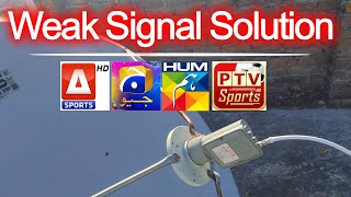 Paksat Weak Signal Solution Best C band Lnb  Focus Single solution 17k lnb best for weak signal [upl. by Trub370]