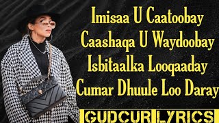 SABRIINA MUSSE  CUSBITAALKA CUMAR DHUULE  HEES CUSUB LYRICS 2024 [upl. by Melc]