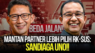 🔴LIVE BEDA JALAN MANTAN PARTNER LEBIH PILIH RKSUS SANDIAGA UNO [upl. by Ettelracs]