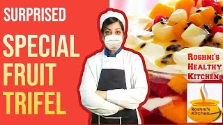 Fruit Trifle By RHK l Easy Recipe by Roshni Kitchen Eid Special 2022 [upl. by Brunelle]