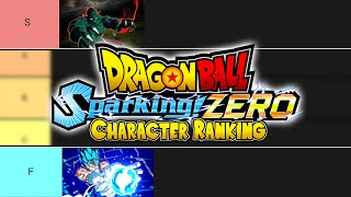 The ULTIMATE SPARKING ZERO TIER LIST Road to Sparking Zero [upl. by Sucramaj]