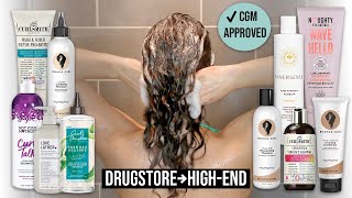 Best Shampoos for Curls Clarifying Shampoo LowPoo amp CoWash  Drugstore amp HighEnd CGM [upl. by Marthe]