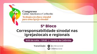 5º Bloco Corresponsabilidade sinodal nas igrejas locais e regionais [upl. by Ellerihs]