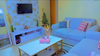 SPACIOUS TWO BEDROOM HOUSE TOUR🏠 IN RUIRU KENYA2023DECOR🔥housetourgoviralmakeover2bedroomvlog [upl. by Alamat]