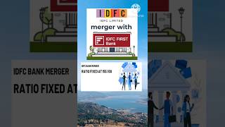 idfc merger with idfc first bank record date shortsfeed shortsyoutube stockmarket sharemarket [upl. by Nutter]