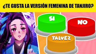 SÍ o TALVEZ O NO 🟢🔴🟡  ¡Elige el BOTÓN CORRECTO Tanjiro Nezuko Zenitsu Inosuke  Gigi Trivia [upl. by Maxentia291]