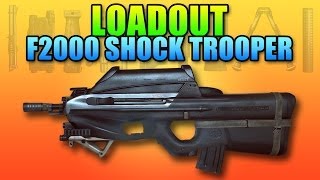 Battlefield 4 Loadout F2000 Shock Trooper Style [upl. by Alejoa458]