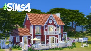 Scandinavian Summer Home  The Sims 4 Cozy SpeedBuild [upl. by Nnaycart]