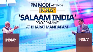 PM Modi Interview with Rajat Sharma  Salaam India  India TV Aap Ki Adalat  PM Modi Live [upl. by Gerhard]