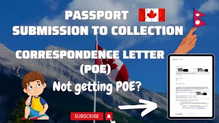 Passport Submission After PPR  Correspondence Letter POE  Passport Stamping for Canada Visa [upl. by Juna677]