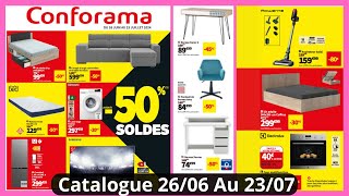 Conforama Nouveau Catalogue Solde Juillet 2024 [upl. by Drusilla375]