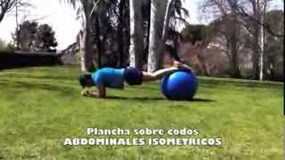 Personal Running  FITBALL Plancha sobre codos  Abdominales isométricosm4v [upl. by Ora]