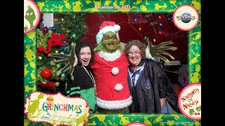 Meeting the Grinch Universal Studios Orlando Dec 2022  Full [upl. by Ellednek]