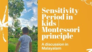 Sensitivity period  Montessori principles  Discussion in Malayalam [upl. by Ellevehc833]