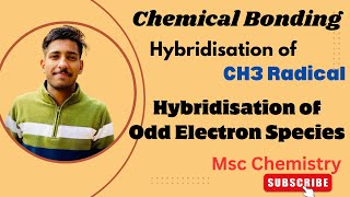 Hybridisation of CH3 NO2CF3ClO3ampClO2 molecule Odd electronic Species Chemical Bonding6 Msc [upl. by Ys]