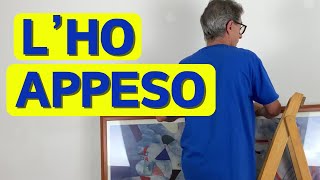 Come APPENDERE Un Quadro Gigante Al Muro anche se sei solo [upl. by Gaughan]